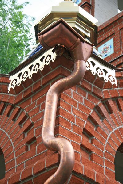 Church Downspout Installation in Sebastian